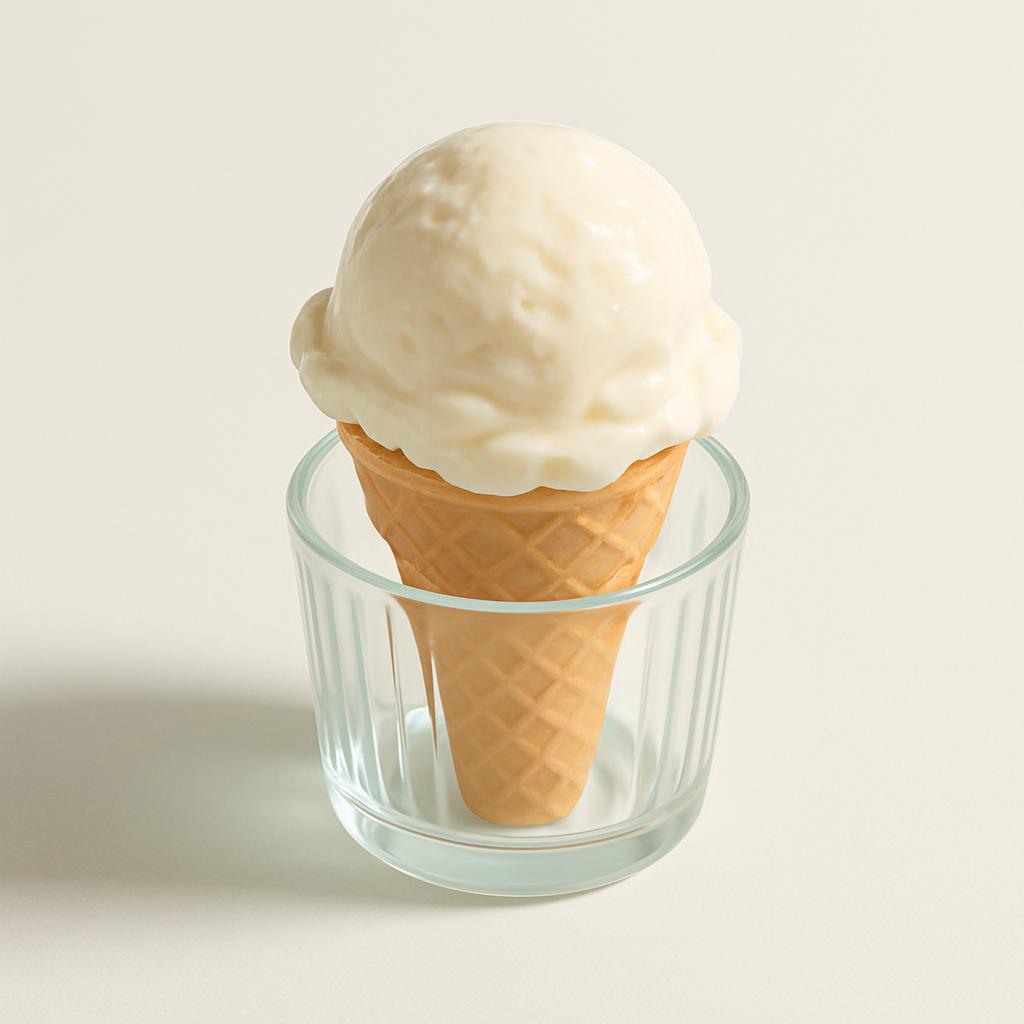 Lite Ice Cream, served