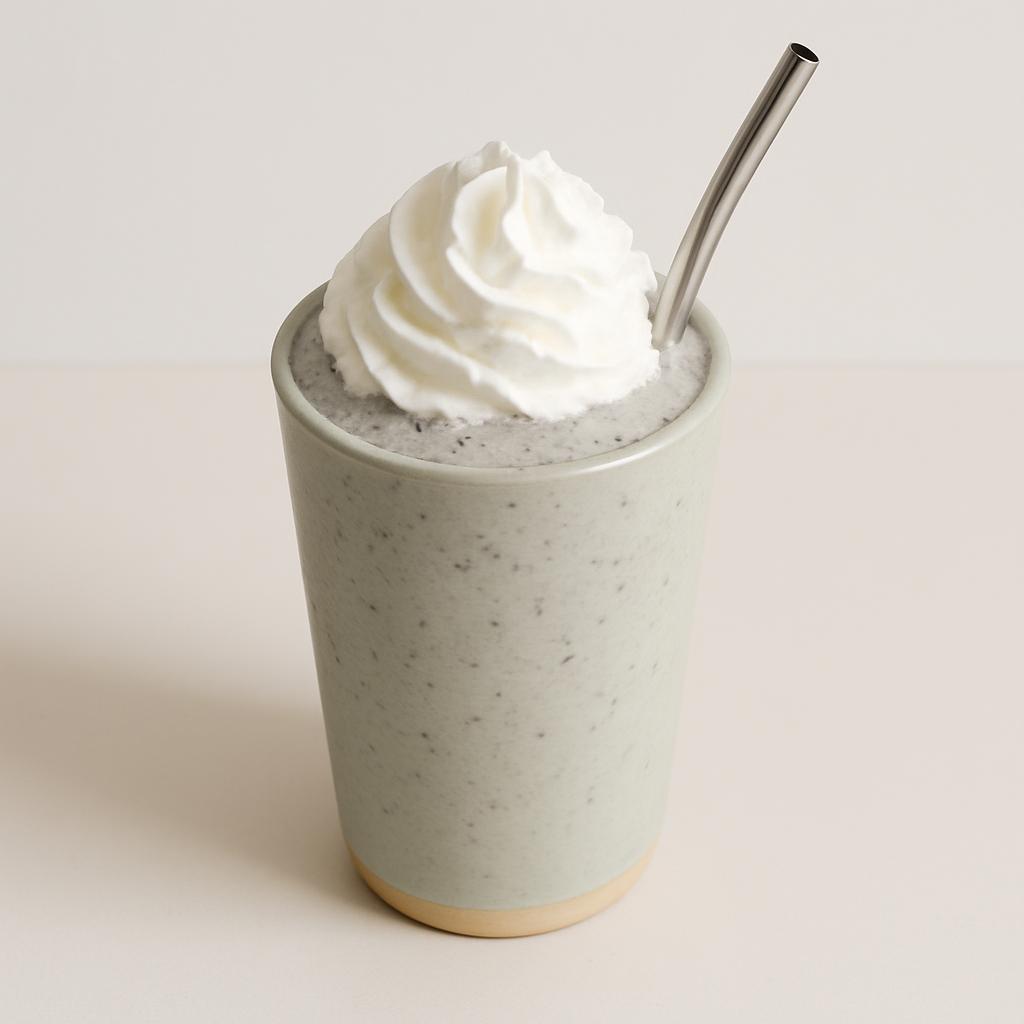 Sandwich cookies Milkshake, served