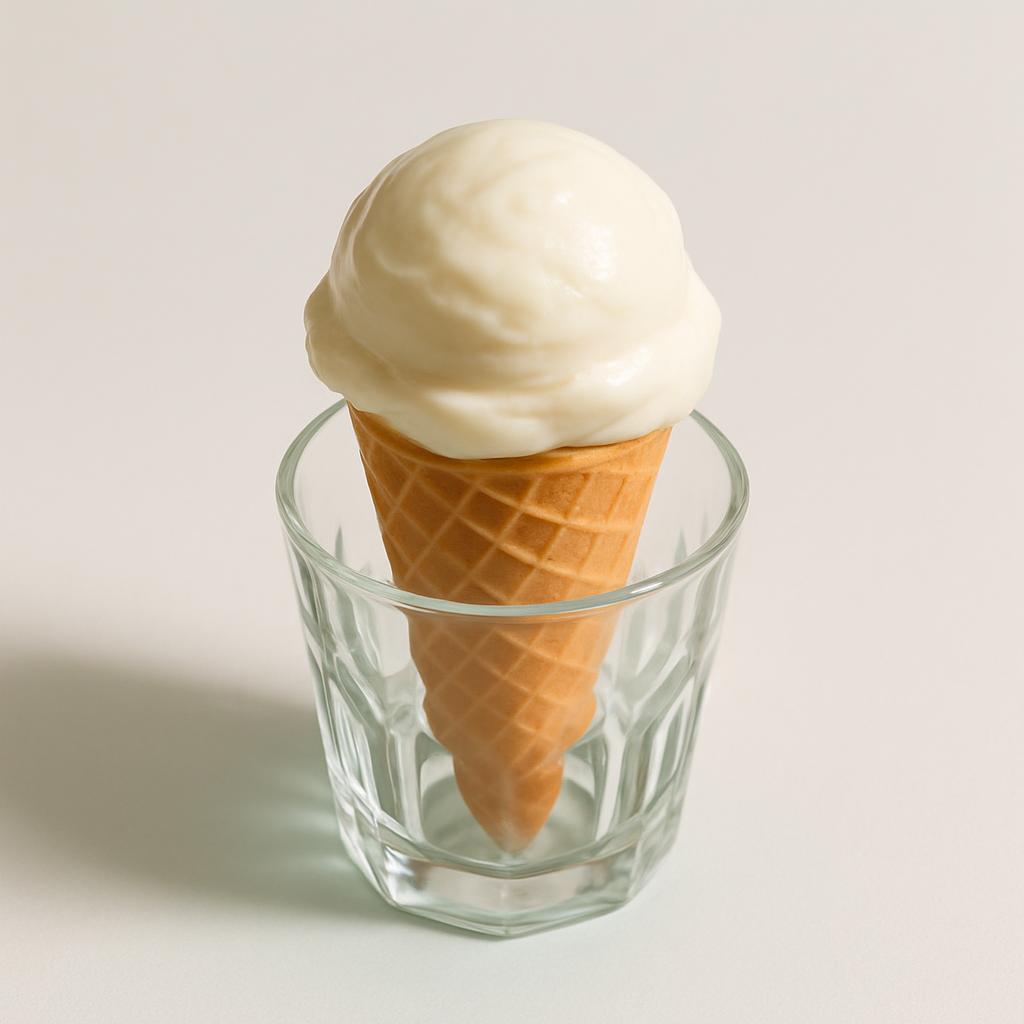 Lite Ice Cream, served